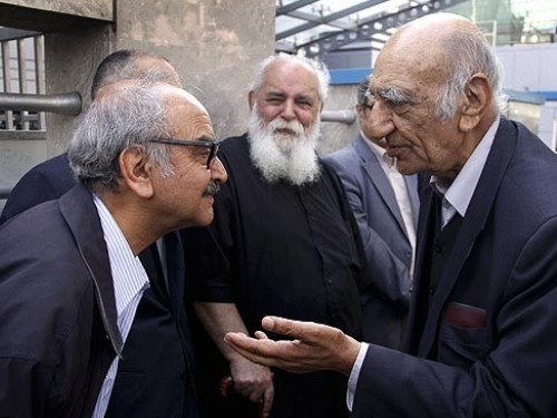 ابتهاج و شفیعی کدکنی و باستانی پاریزی