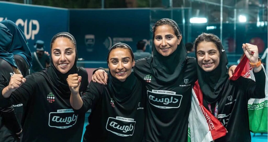 تیم ملی پدل دختران ایران 