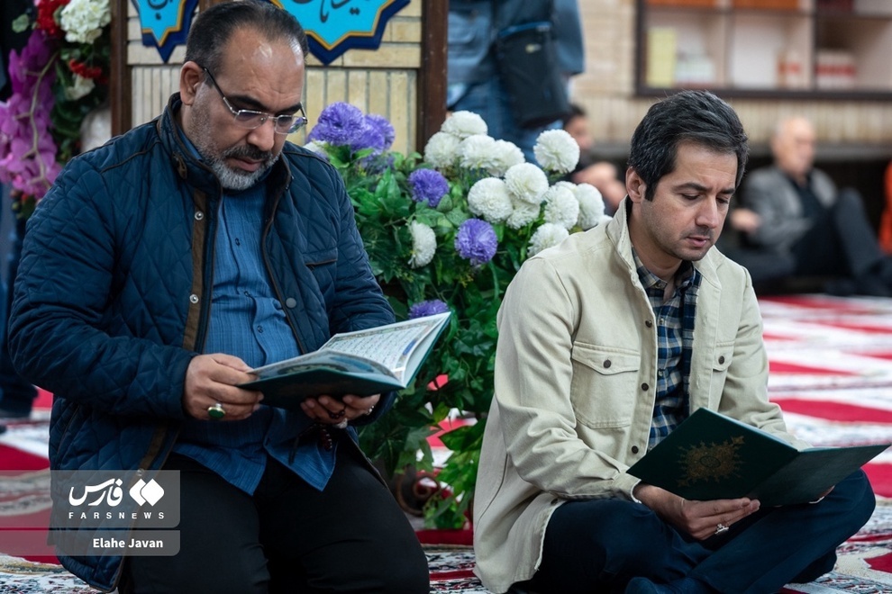 حضور چهره‌ها در مراسم یادبود همسر داوود میرباقری