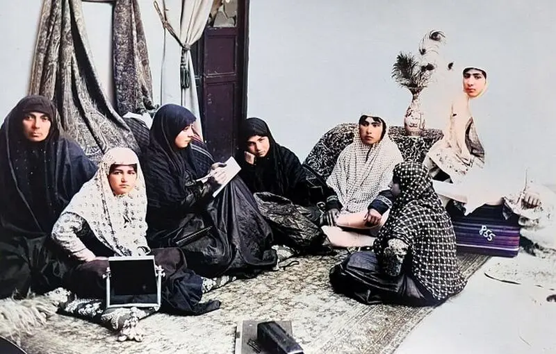  زنان در حرمسرای ناصرالدین شاه