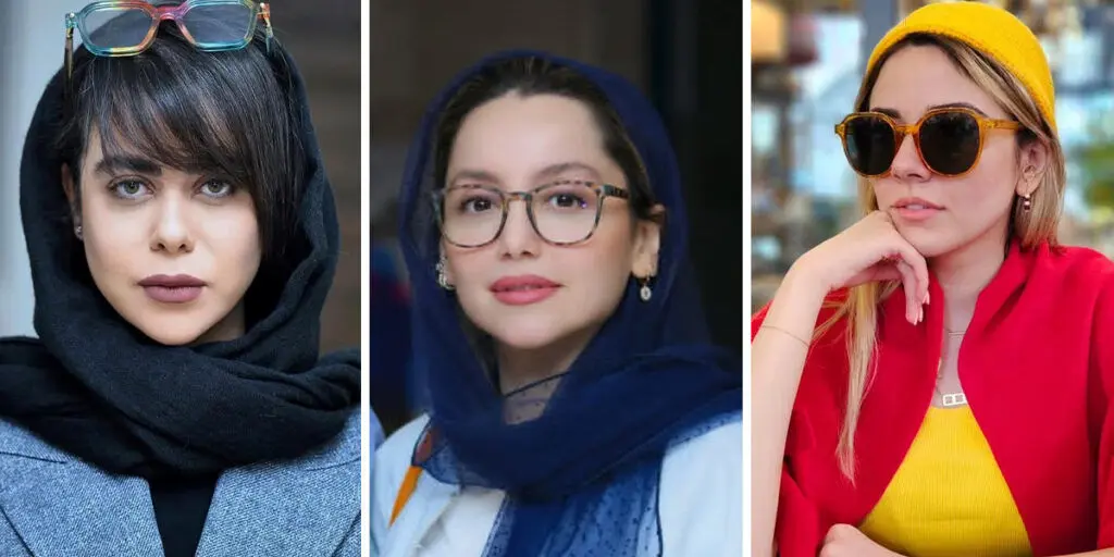 عینک‌های رنگی بازیگران ایرانی