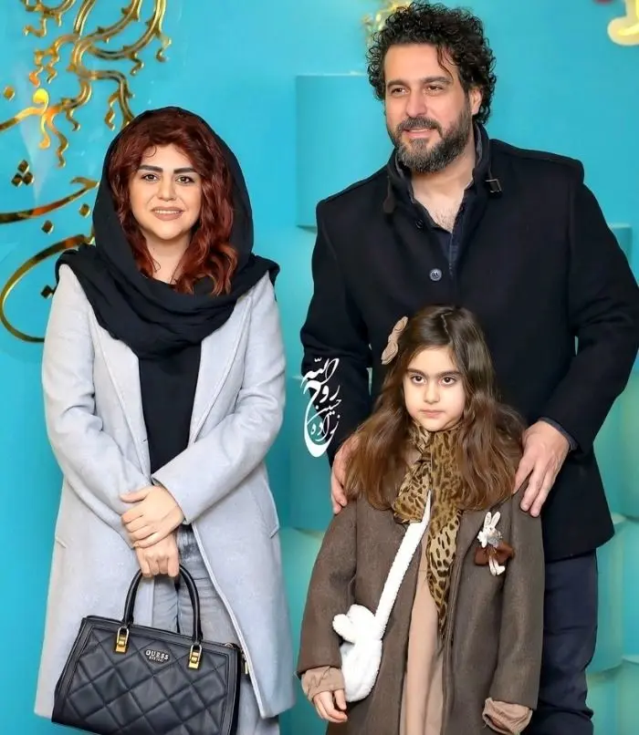 محسن کیایی و همسرش
