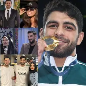 محمدهادی ساروی و همسرش