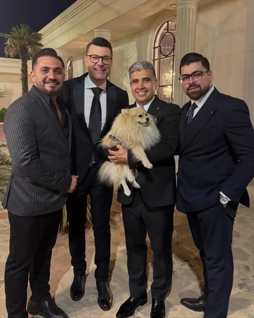 هنرمندان در عروسی محمد نادری