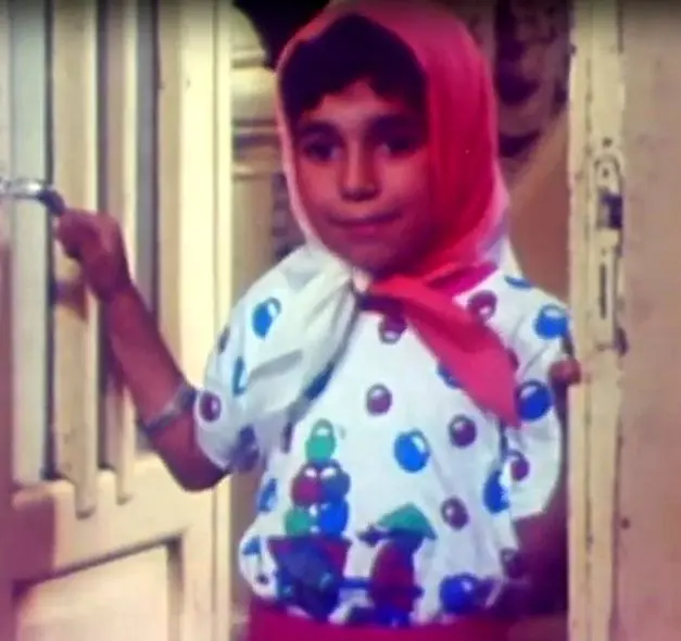 چهره متین ستوده در ۸ سالگی در یک سریال