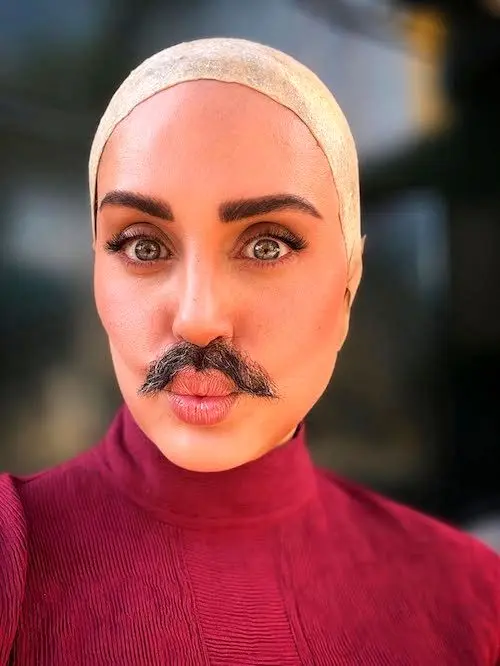 الناز شاکردوست در حال گریم