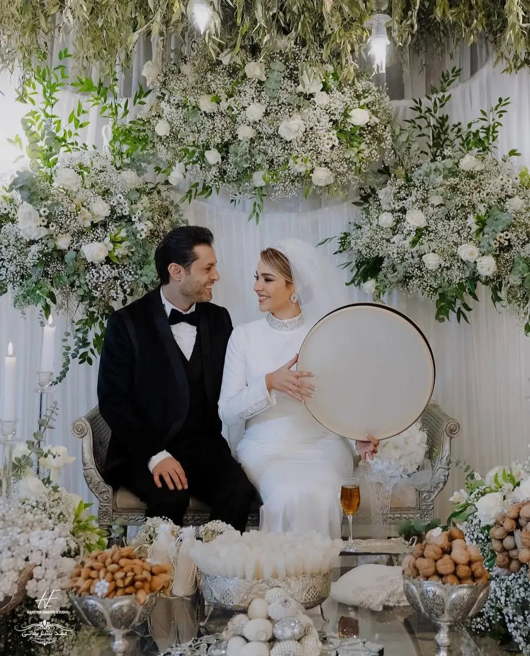 آلبوم عروسی روزبه معینی و مهناز خانوم دف نواز معروف