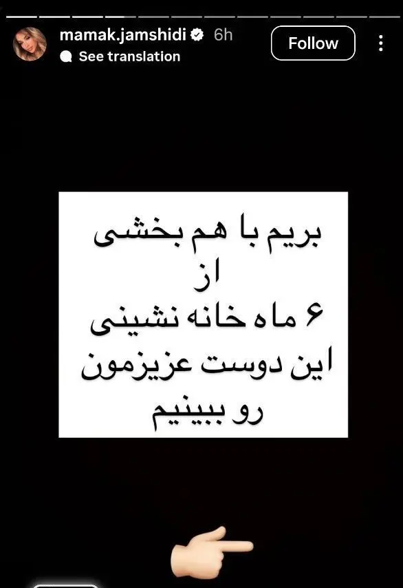 خواهر پژمان جمشیدی درباره شاکی پرونده چند استوری جدید منتشر کرد