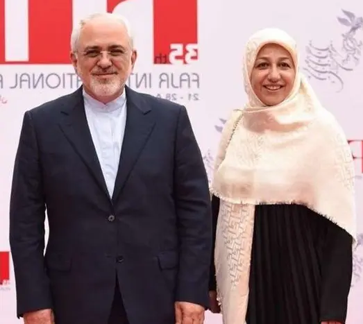 ظریف و همسرش مریم ایمانیه