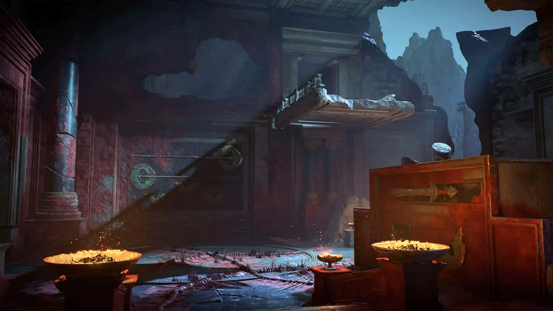 محیط بازی چندنفره‌ی God of War