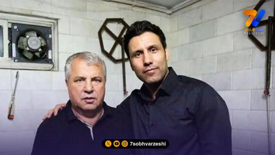 همدردی علی دایی با حسین فرکی