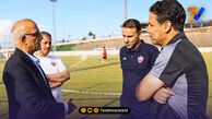 حضور سرکنسول ایران در تمرین پرسپولیس