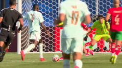 گل دوم فرانسه به مراکش توسط عثمان دمبله