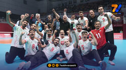 پیروزی تیم‌ملی والیبال نشسته ایران برابر مصر