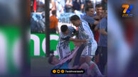 جنجال در پایان فینال جام جهانی؛ اسکالونی برای آرام کردن بازیکنان وارد عمل شد