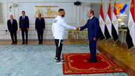 استقبال رئیس جمهور مصر از صلاح و یارانش