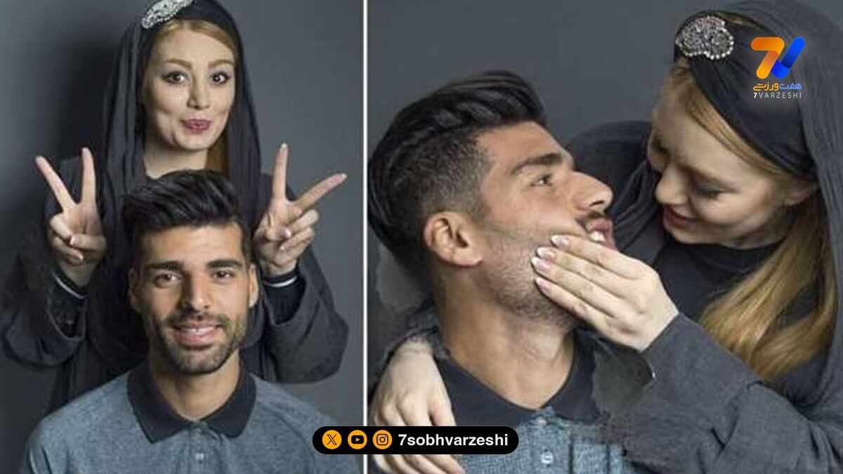 جشن تولد 3 نفره مهدی طارمی با کیکی به شکل توپ فوتبال