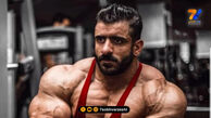 میز غذا فست فودی هادی چوپان، قهرمان بدنسازی