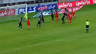 گل دوم فولاد به پرسپولیس توسط فرشاد احمدزاده