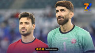 بیرانوند همبازیانش را به توپ بست!