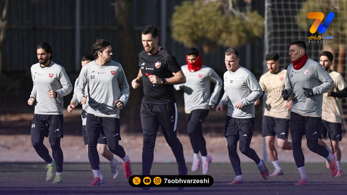 تمرین سبک پرسپولیس در غیاب مدافع ملی پوش!
