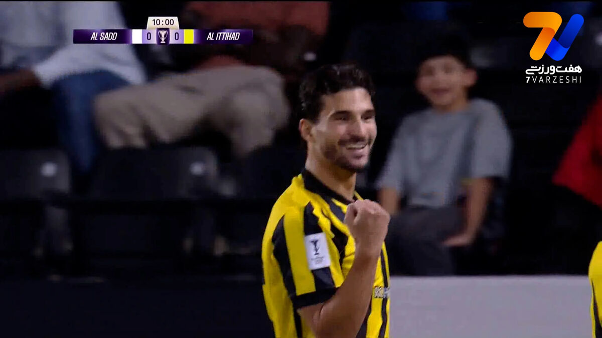 گل اول الاتحاد به السد توسط حسام عوار