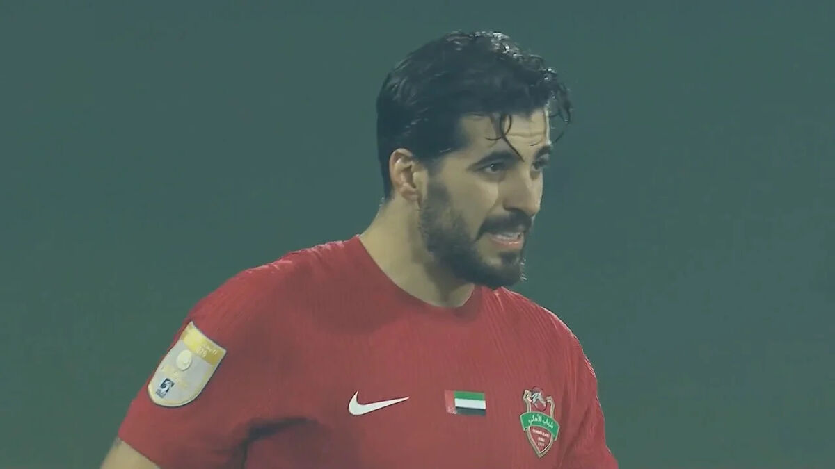 گل دوم شباب الاهلی به الظفره توسط سعید عزت اللهی