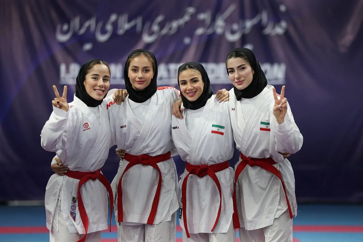 قاب ورزشی| سارا، مبینا و آتوسا؛ دختران کاراته ایران