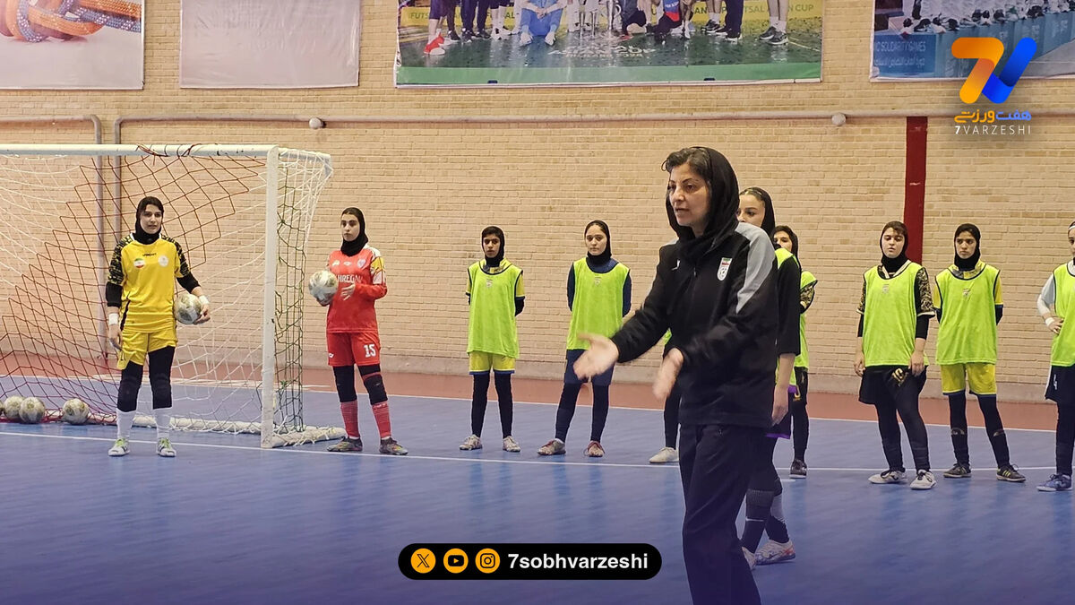 مرحله جدید اردوی فوتسال بانوان کلید خورد