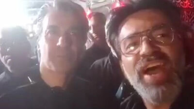 حضور ملی‌پوشان فوتسال در مراسم وداع با پیکر رهبر شهید