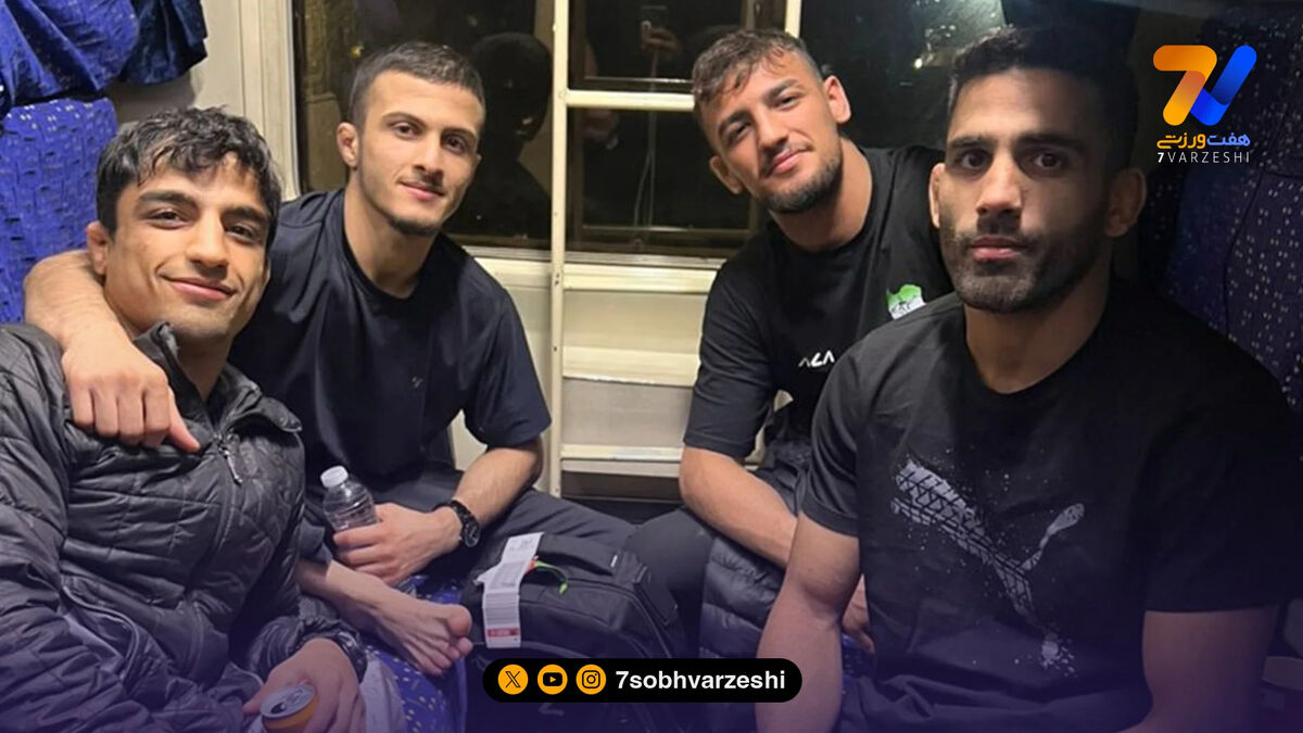 بازگشت آزادکاران قهرمان به ایران با قطار