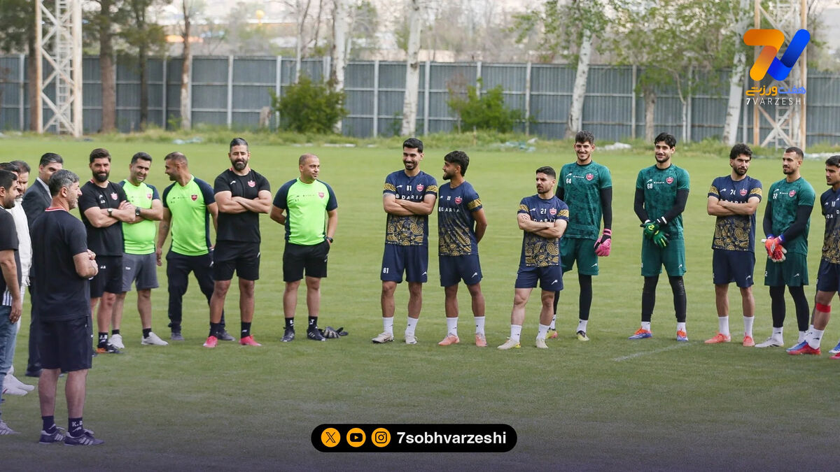 گزارش تصویری| آخرین تمرین پرسپولیس پیش از اردوی تیم ملی