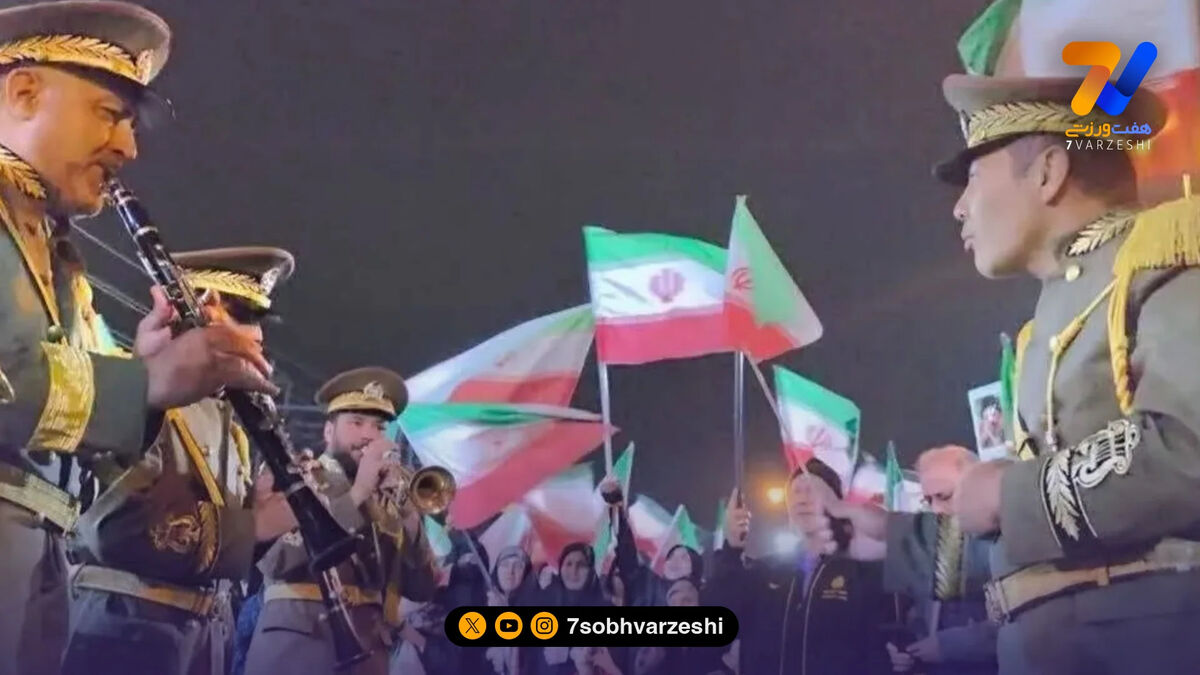 مراسم روز ارتش در موکب شهدای فوتبال