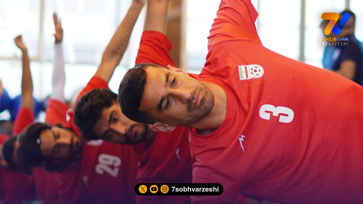 گزارش تصویری| تیم ملی قرمز پوش شد