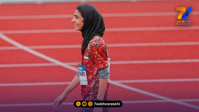 رکوردشکنی دوباره دونده طلایی ایران؛ زارعی قهرمان بلاروس شد