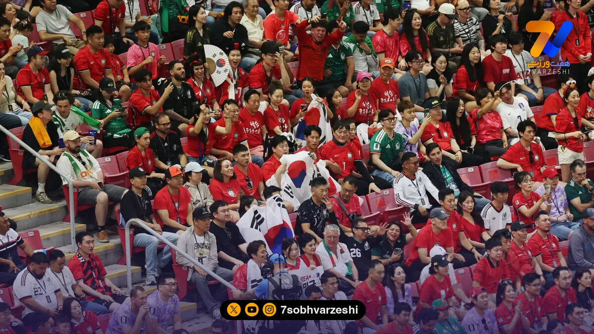 استقبال خیره‌کننده از دومین بازی جام جهانی؛ ورزشگاه لبریز از تماشاگر شد!