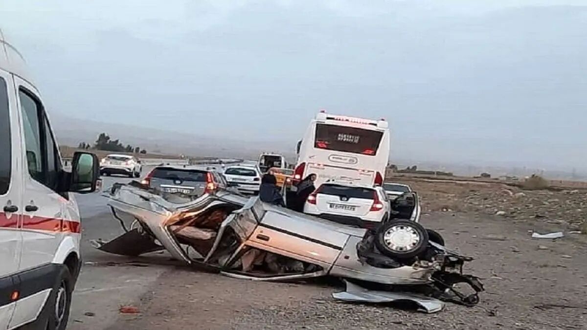 تصادف هولناک در سمنان با 9 فوتی