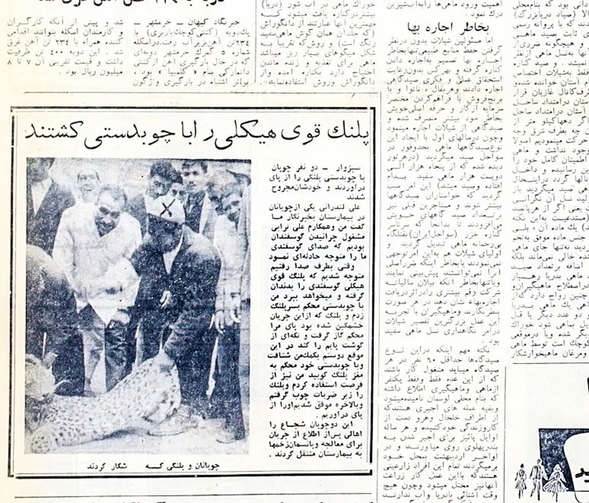 روزنامه خوانی در شصت سال پیش ۵