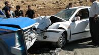 تصاویر دلخراش از تصادف پژو و نیسان