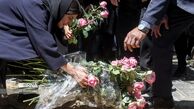 مراسم خاکسپاری زری خوشکام برگزار شد + تصاویر