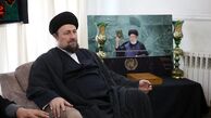 عکس| ‌تسلیت سیدحسن خمینی و مادرش به جمیله علم‌الهدی و فرزندانش
