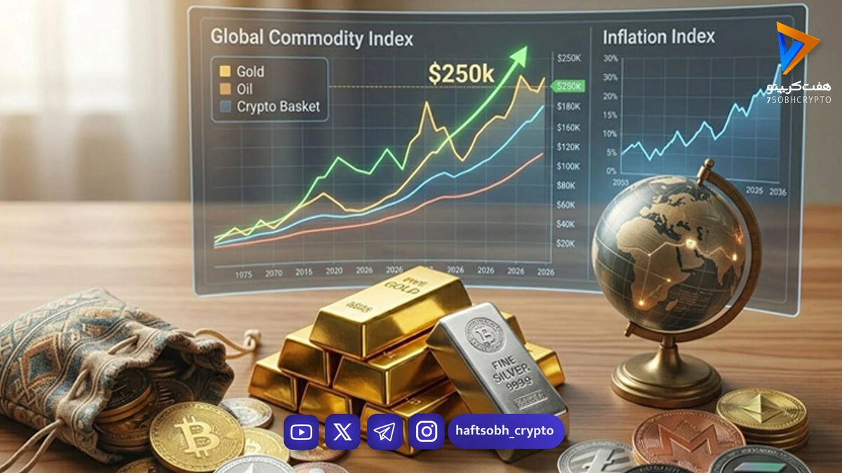 گزارش تحلیلی از وضعیت امروز بازار رمزارزها، فلزات گران‌بها و تتر