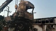 برخورد مرگبار تریلی کِشنده با چهار مغازه