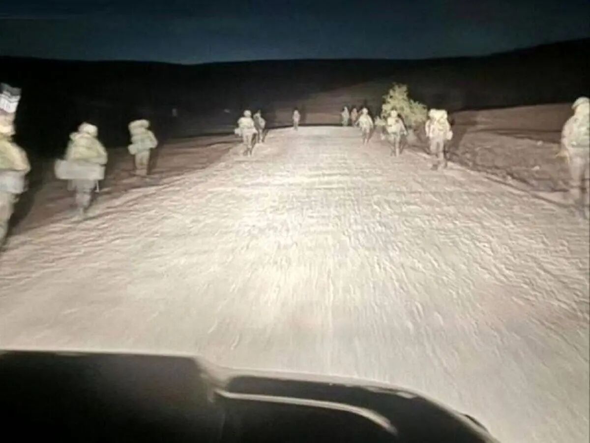 عکس | تصویری از ورود ارتش اسرائیل به خاک لبنان