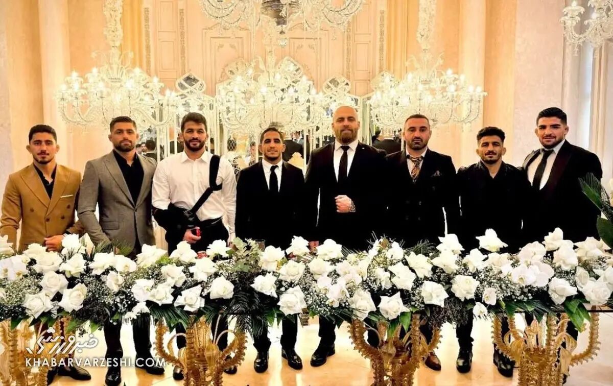 استایل خاص حسن یزدانی در مراسم عروسی رحمان عموزاد + عکس