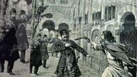 صحنه اعدام قاتل ناصرالدین‌شاه (ببینید)