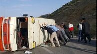 تصادف مینی بوس با وانت در شوشتر با 19کشته و زخمی