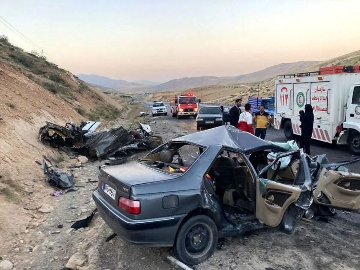 فاجعه در جاده‌های رفسنجان تصادف‌های مرگبار جان سه نفر را گرفت