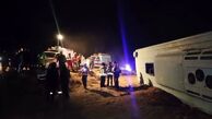 حادثه واژگونی اتوبوس در کرمان؛ ۸ زن جان باختند