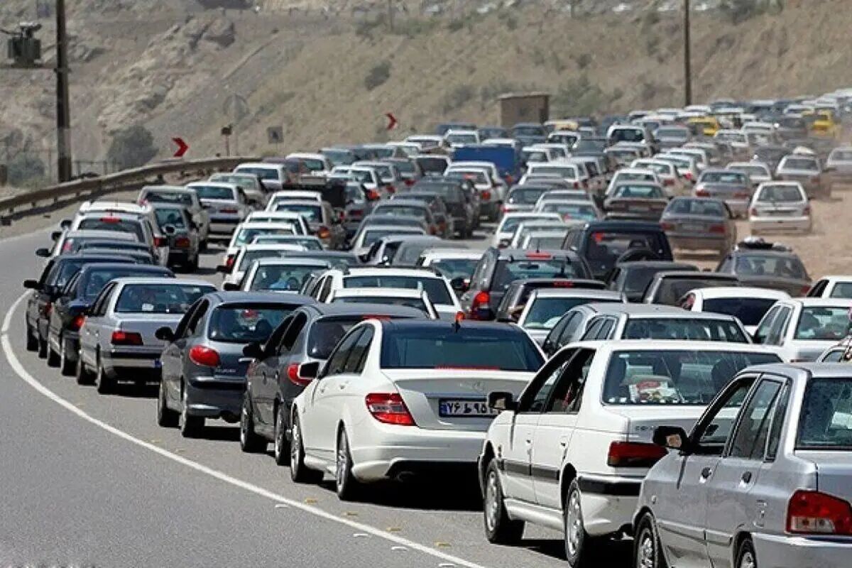 ترافیک سنگین در مسیر تهران به شمال